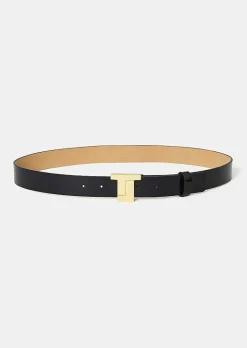 TARA JARMON 8 Bis Black Leather Belt Shop