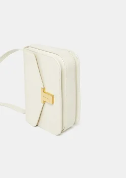 TARA JARMON 8 Bis Ecru Leather Bag Fashion