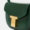 TARA JARMON 8 Bis Mini Emerald Green Leather Bag Outlet