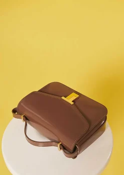 TARA JARMON 8 Bis Taupe Leather Bag Best