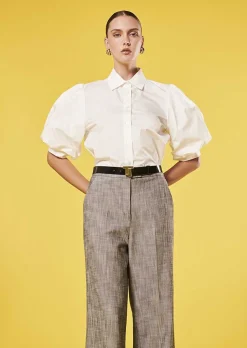 TARA JARMON Calypso White Poplin Shirt Best Sale
