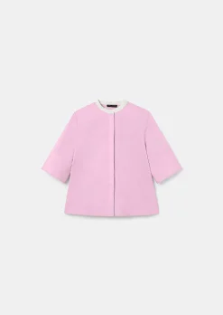 TARA JARMON Camilliana Pink Poplin Shirt Best Sale