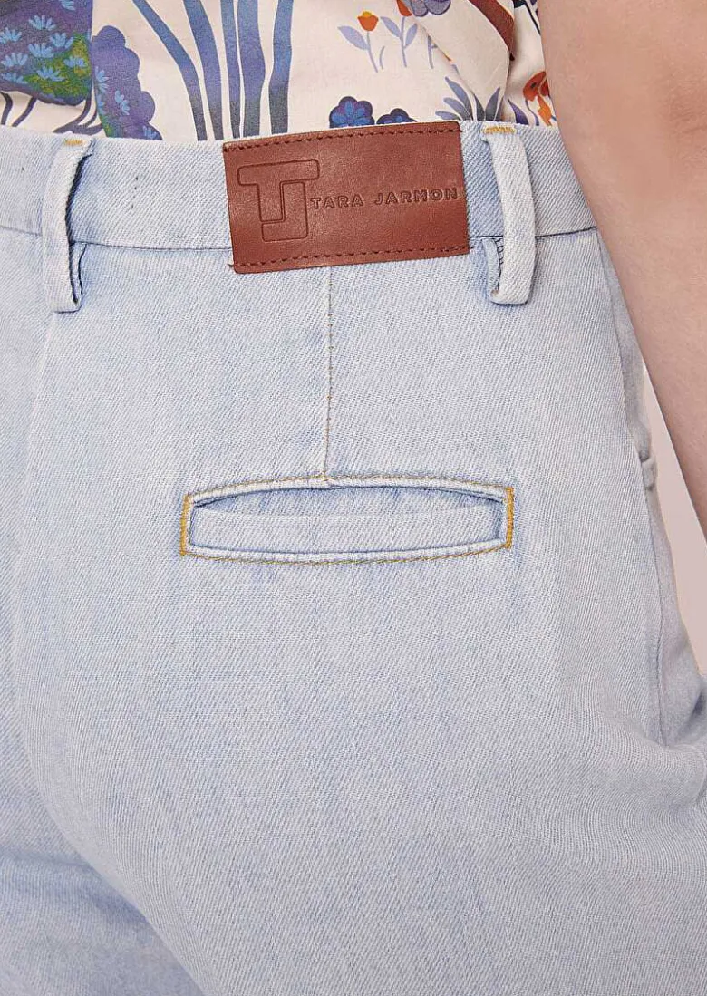 TARA JARMON Jerome Light Blue Denim Jeans Outlet
