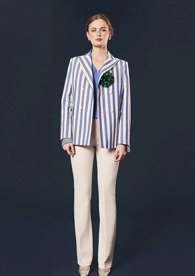 TARA JARMON Mylan Blue Suit Jacket Sale