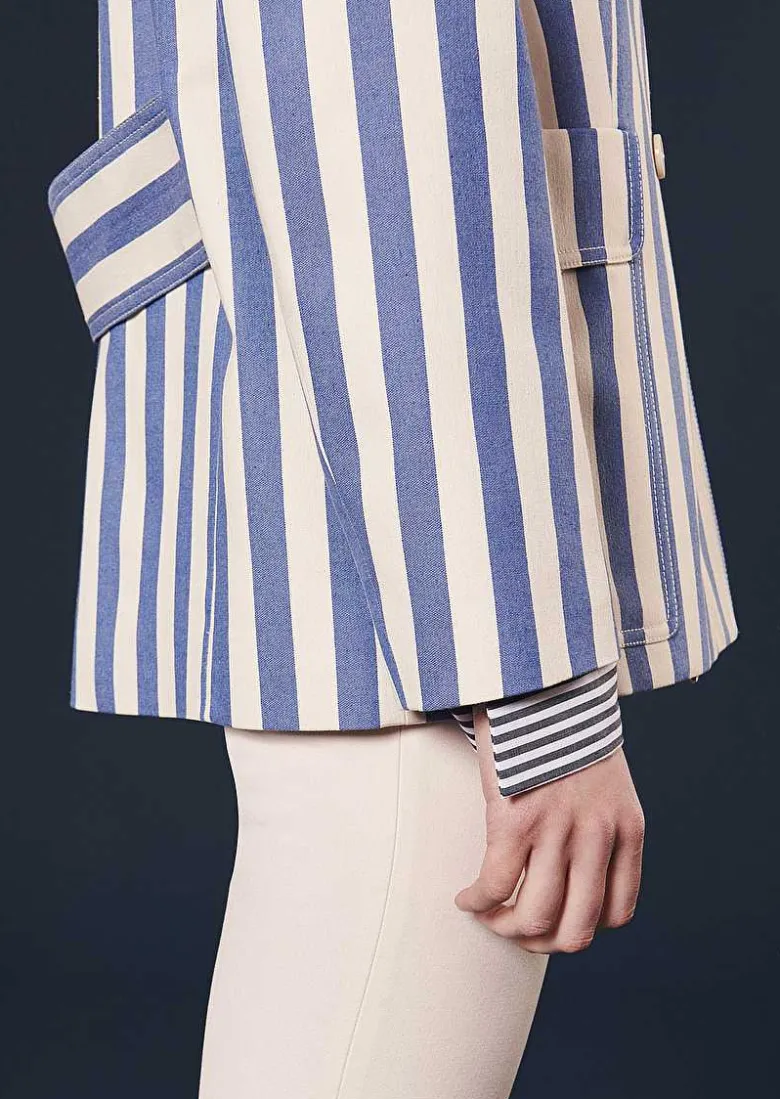 TARA JARMON Mylan Blue Suit Jacket Sale