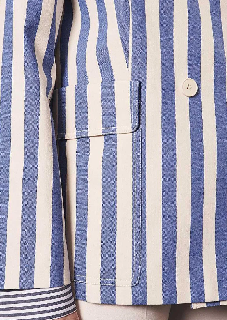 TARA JARMON Mylan Blue Suit Jacket Sale