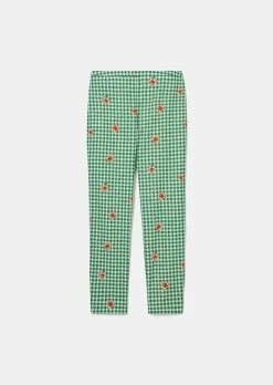 TARA JARMON Pablo Green Vichy Pants Cheap