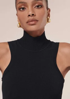 TARA JARMON Palmyre Midnight Blue Iridescent Top Best Sale
