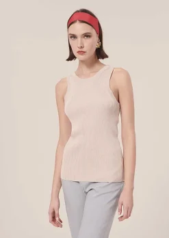 TARA JARMON Pepite Beige Knit Sweater Flash Sale