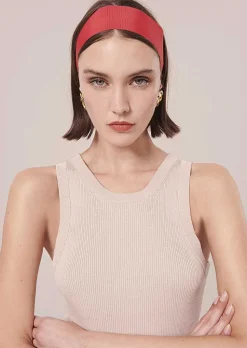 TARA JARMON Pepite Beige Knit Sweater Flash Sale
