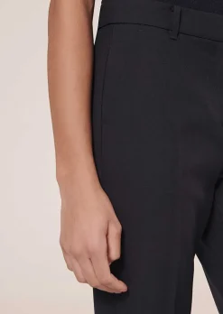 TARA JARMON Philippa Midnight Blue Cold Wool Pants Outlet