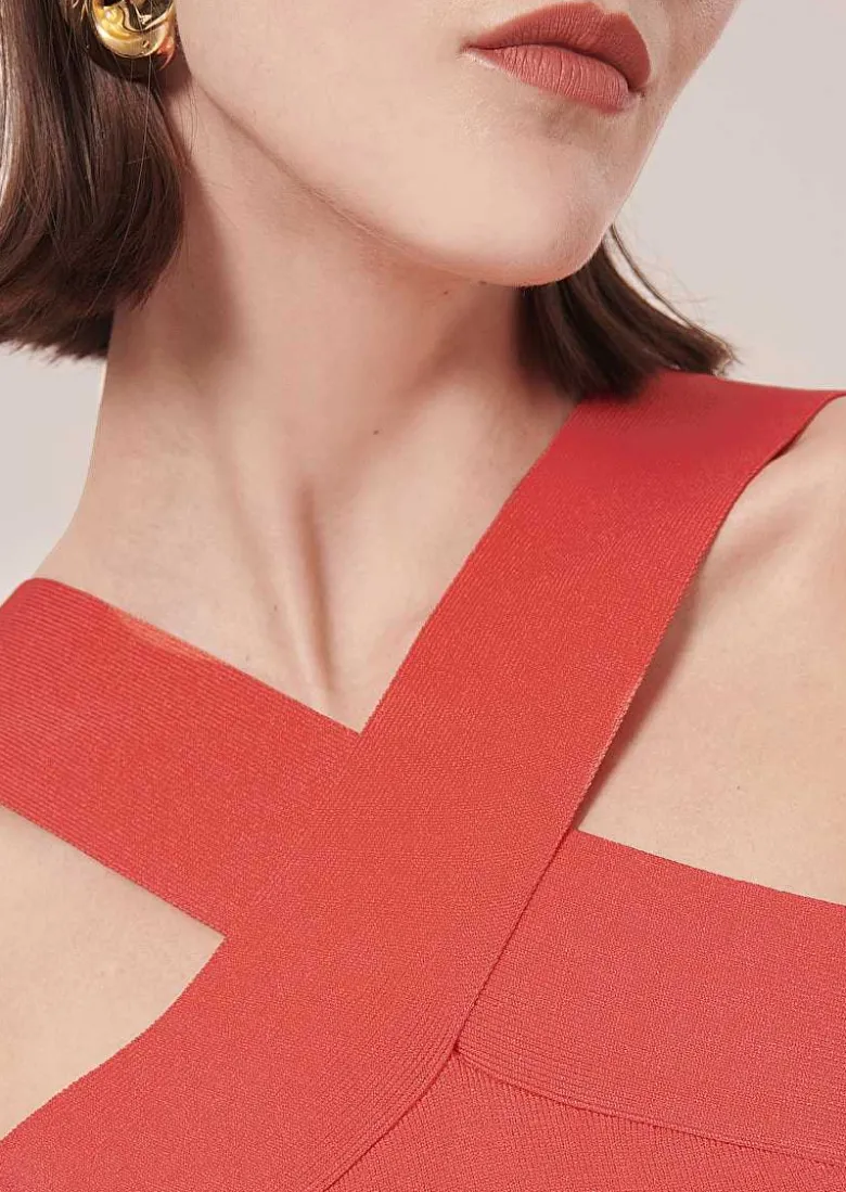 TARA JARMON Prana Coral Knit Top Clearance
