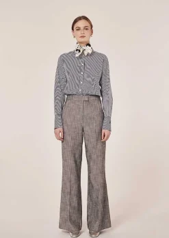 TARA JARMON Primavera Grey Suit Pants Flash Sale