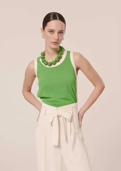 TARA JARMON Pyla Ecru Crepe Pants Sale
