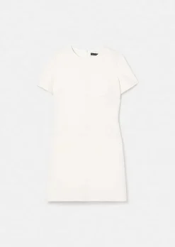 TARA JARMON Rehane Ecru Double Canvas Dress Clearance