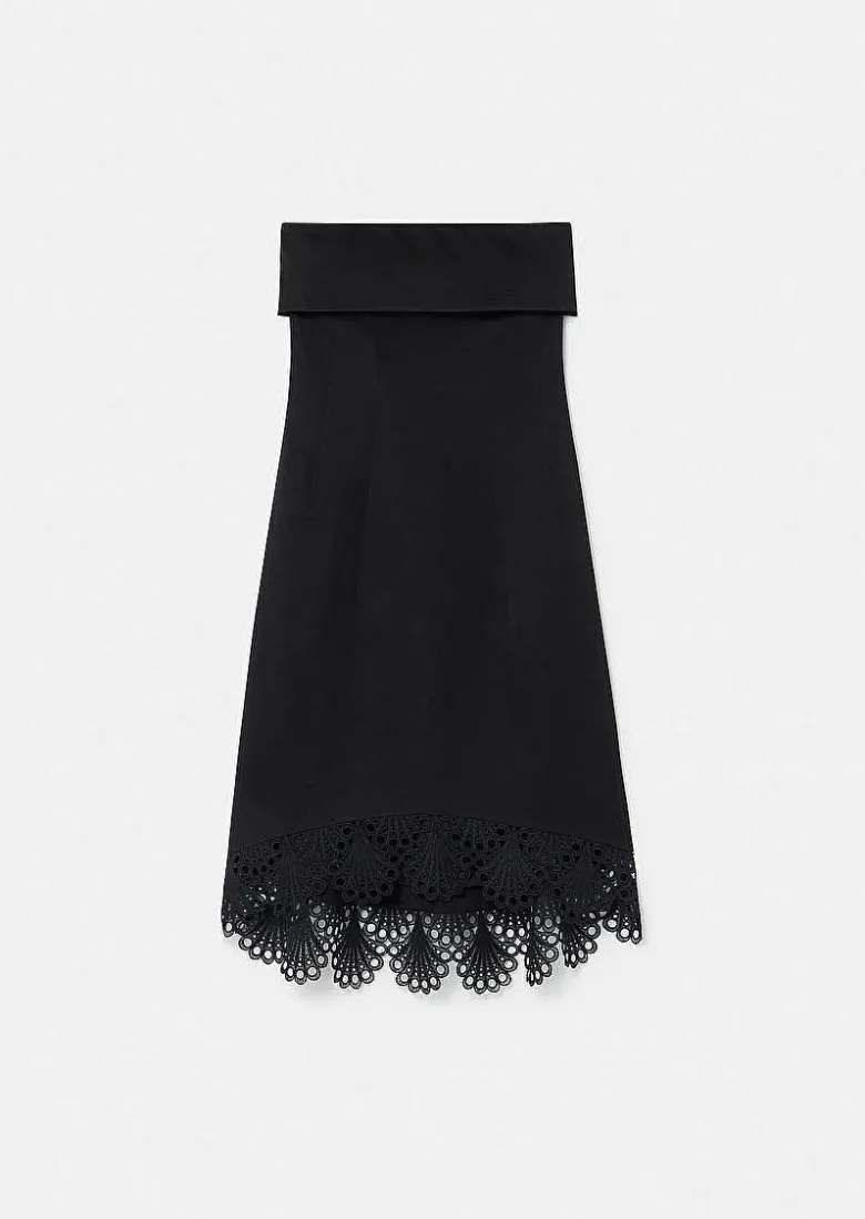 TARA JARMON Roy Black Satin Dress Hot