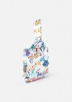 TARA JARMON Soledad Blue Flower Printed Soft Bag Cheap