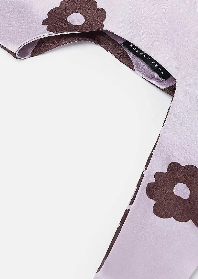 TARA JARMON Suzie Purple Flower Printed Soft Bag Store