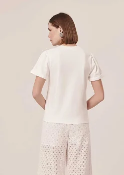 TARA JARMON Tampa White Jersey T-Shirt Online