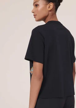 TARA JARMON Tarabee Midnight Blue Jersey T-Shirt Shop