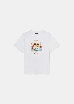 TARA JARMON Taradolls White Double Jersey T-Shirt Fashion