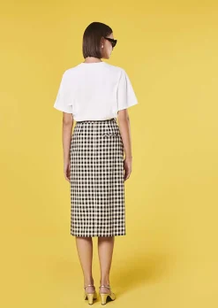 TARA JARMON Tarasun White Cotton T-Shirt Online