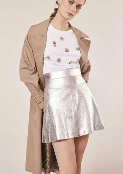 TARA JARMON Tarasunkey White Embroidered Cotton T-Shirt Shop