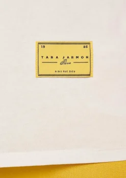 TARA JARMON Trinidad White Thick Cotton T-Shirt Best Sale