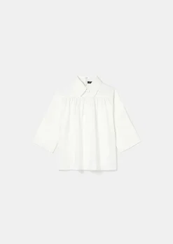 TARA JARMON Trinity White Poplin Top Store