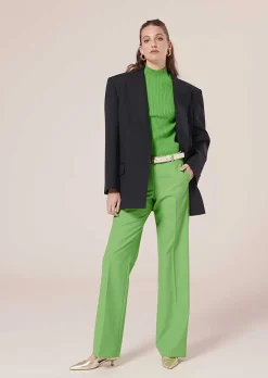 TARA JARMON Vancouveur Midnight Blue Cold Wool Suit Jacket Sale
