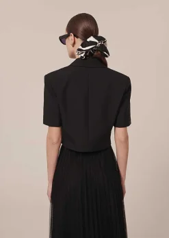 TARA JARMON Varosa Black Cold Wool Jacket Shop