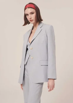 TARA JARMON Vasilie Blue Suit Jacket Discount